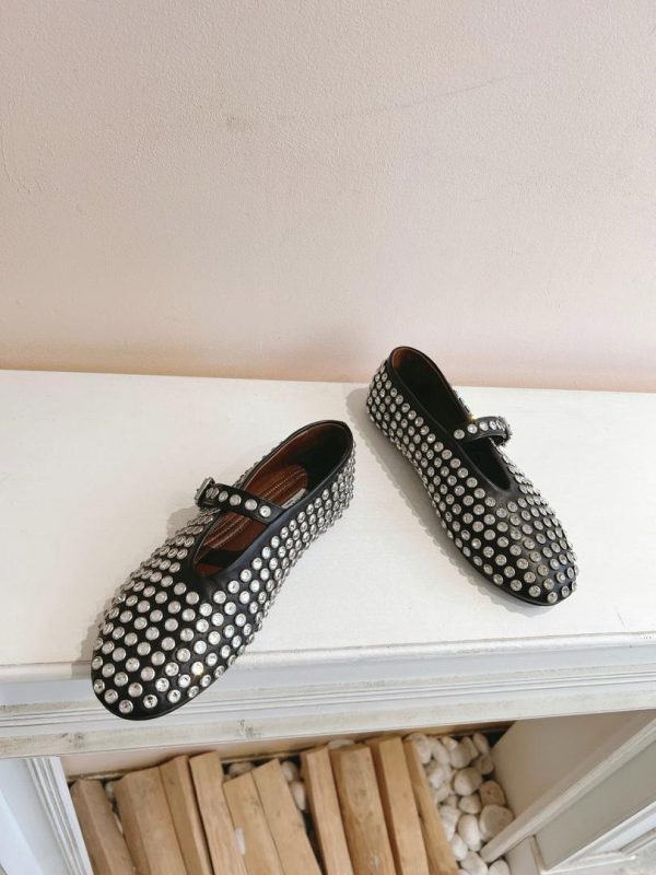 Alaia Strass Ballet Flats - Image 11