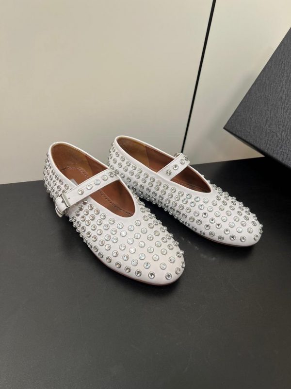 Alaia Strass Ballet Flats - Image 15