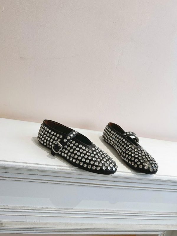 Alaia Strass Ballet Flats - Image 12